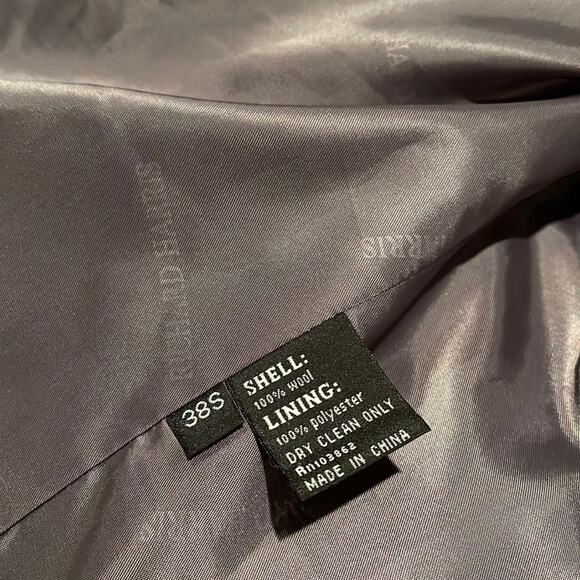 Richard Harris Men’s Wool Blazer Sport Coat Jacket Black Size 38S - Picture 8 of 13